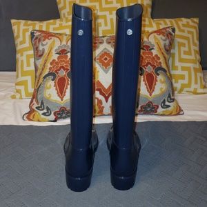 Blue Sam Edelman rain boots